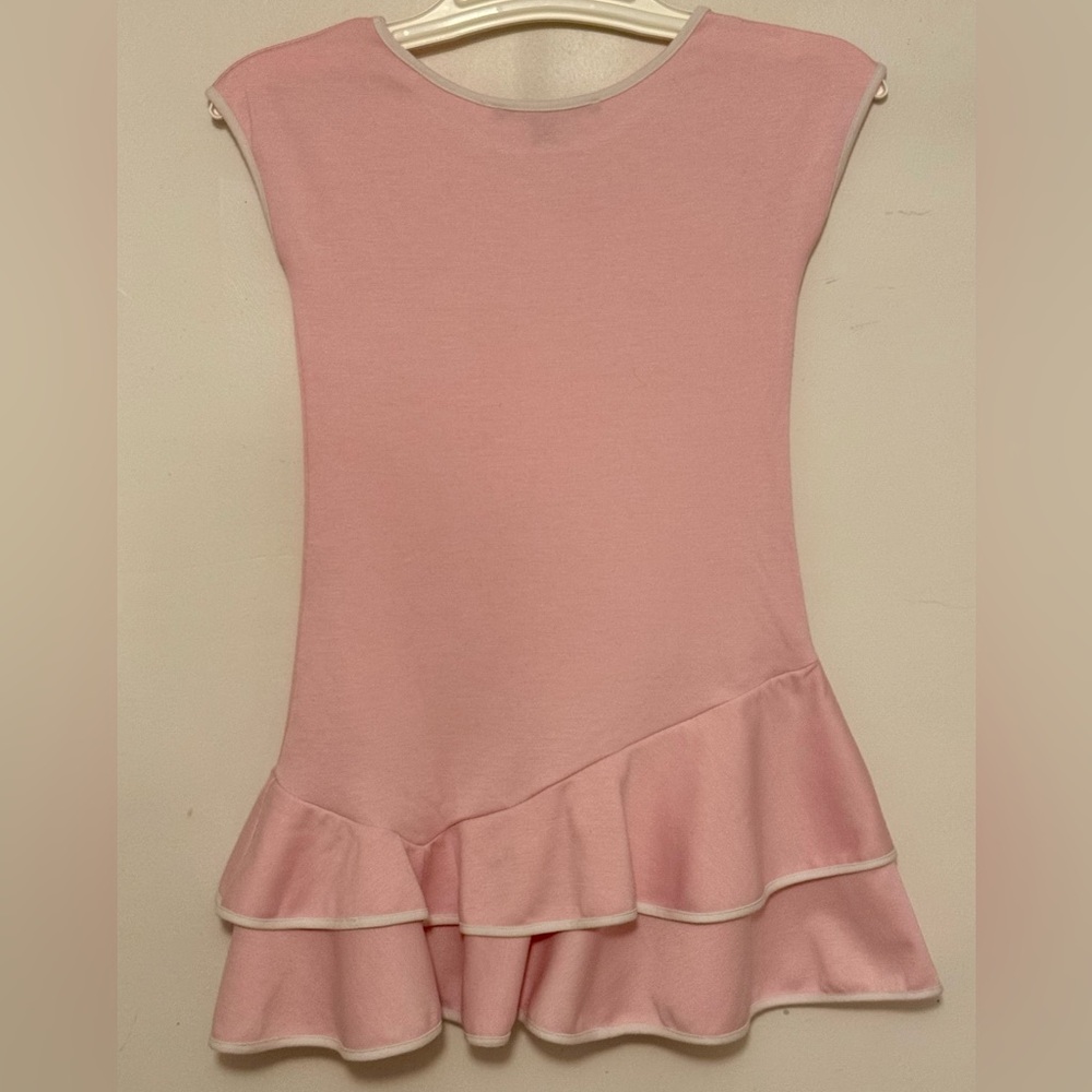 Pink Ruffled Kids Dress - Picture 4 of 4